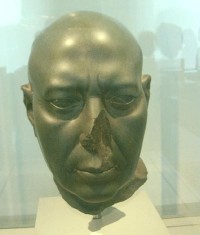 Historické muzeum: Proslulá "Berlínská zelená hlava" - snad portrét významného egyptského písaře