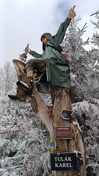 U turistické kaple nad obcí Střelná