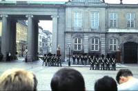 výmena kráľovských stráži v Kodani