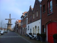 Holandsko - Schiedam - šesť veterných mlynov