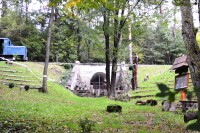 Ľuborčianská dolina - bývala lesná železnica a kaplnka