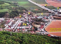 letecký pohľad na obec