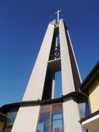 veža kostola v Novej Dubnici