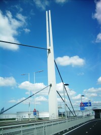 Holandsko - mosty u mesta Brielle