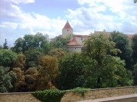 pohľad na časť hradu