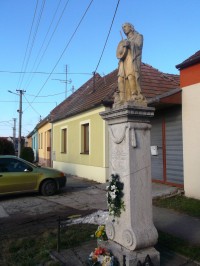 pohľad na sochu sv. Vendelína
