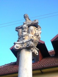detail sochy Najsvätejšej Trojice