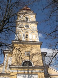 pekná veža kostola