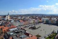 Kroměříž - zámocká veža - vyhliadka na mesto a okolie