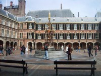 fontána na nádvorí Binnenhofu
