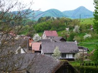 obec a okolité Strážovské vrchy