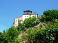 pohľad na Trenčiansky hrad