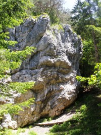 pohľad na krásne skaly