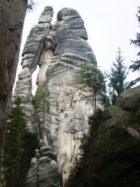 Milenci, najvyšší skalný útvar, 103 m