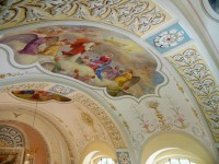 maľby na strope kaplnky