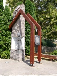 pamätník na mieste bývalého domu Samuela Jurkoviča