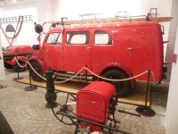 hasičské auto značky Praga