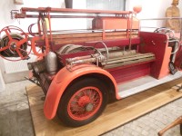 výbava hasičského auta značky Tatra 