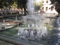 Košice - spievajúca fontána a zvonkohra