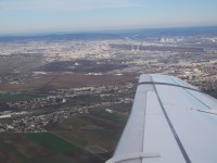 pohľad z lietadla