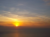 východ slnka nad Čiernym  morom