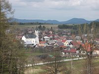 pohľad na obec Rajecká Lesná
