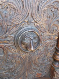 detail drevených ddveri