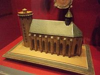 model veže a kostola