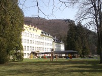 hotel Skalka, pohľad z parku