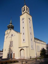 Považská Bystrica - kostol Navštívenia Panny Márie