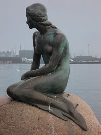 Dánsko - Kodaň - Malá morská víla - Den lille Havfurue