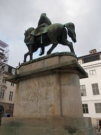 jazdecká socha dánskeho kráľa