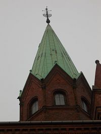 veža kostola - osemuholníková