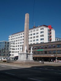 Dánsko - Kodaň - pamätný obelisk Frihedsstotten - pamätník Sloboda