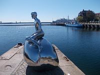 Dánsko - Helsingor - ,,Han,, - socha mladého muža