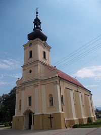 Ludanice - farský kostol Najsvätejšej trojice
