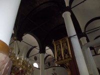strop lodí kostola