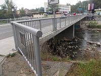 vstup na most z Českého Těšína