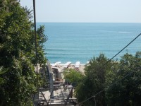 Bulharsko -  Zlaté Piesky - lanovka na pláž
