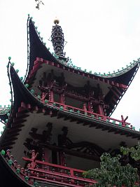 horná časť Čínskej veže ž roku 1900