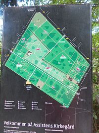 mapka areálu cintorína