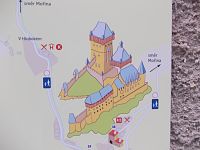 náčrt hradu