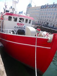 loď Mary Nyhavn Garmin