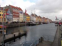 koniec kanálu Nyhavn