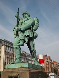 socha pamiatky trojročnej vojny