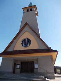 Střelná - kostol Panny Marie Nanebovzatej