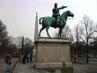 jazdecká socha kráľa Karla X Gustavsona