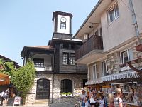 Nesebar - dom s hodinami