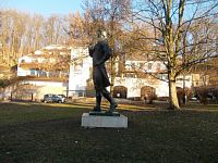 socha Wolfganga Amadea Mozarta v parku