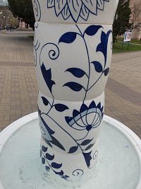 detail výzdoby fontány